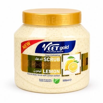 Veet Gold Lemon Face & Body Scrub